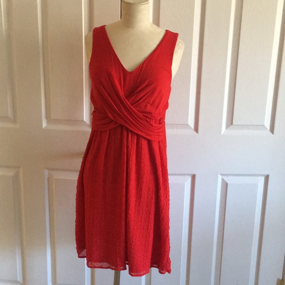 NWT anthropologie Amadi red dress